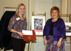 second place award for poster