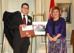 third place award for poster